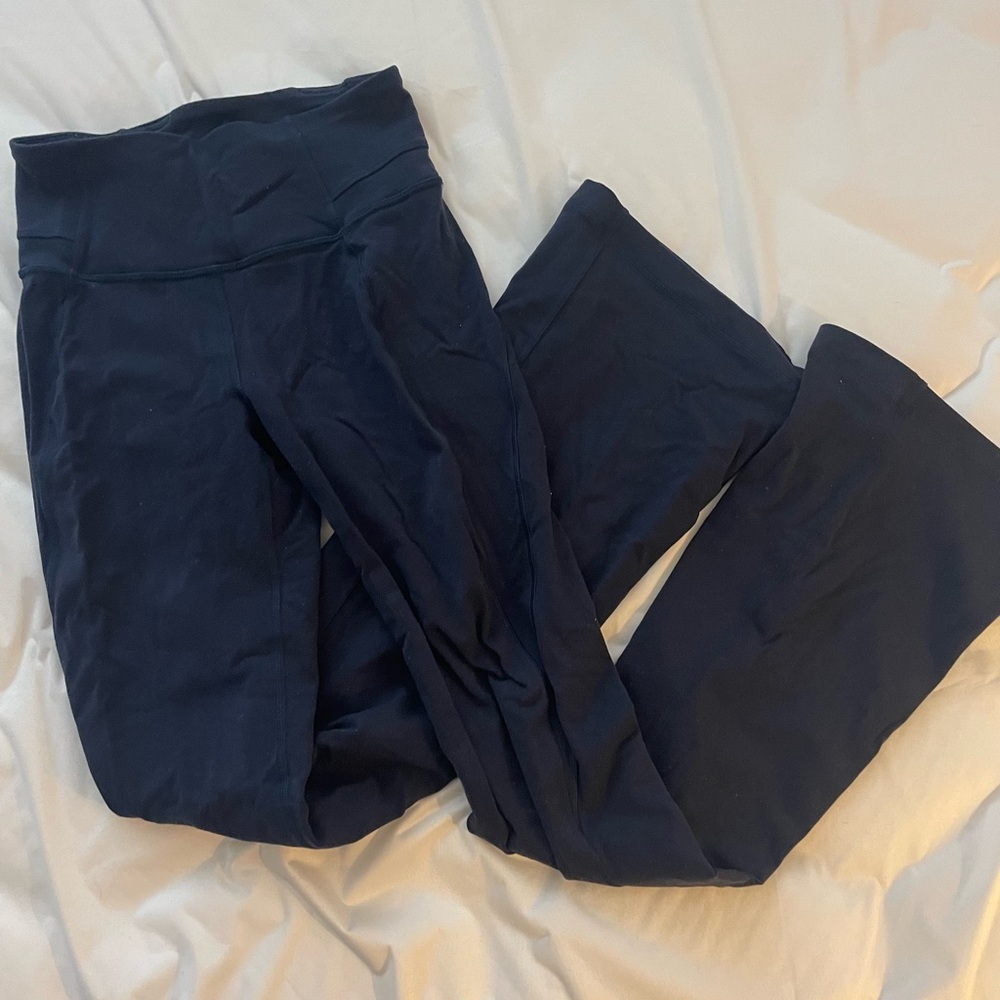lululemon athletica navy flare Leggings